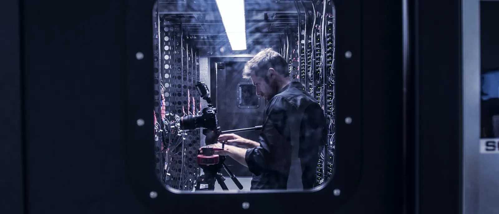 Servidores em um data center